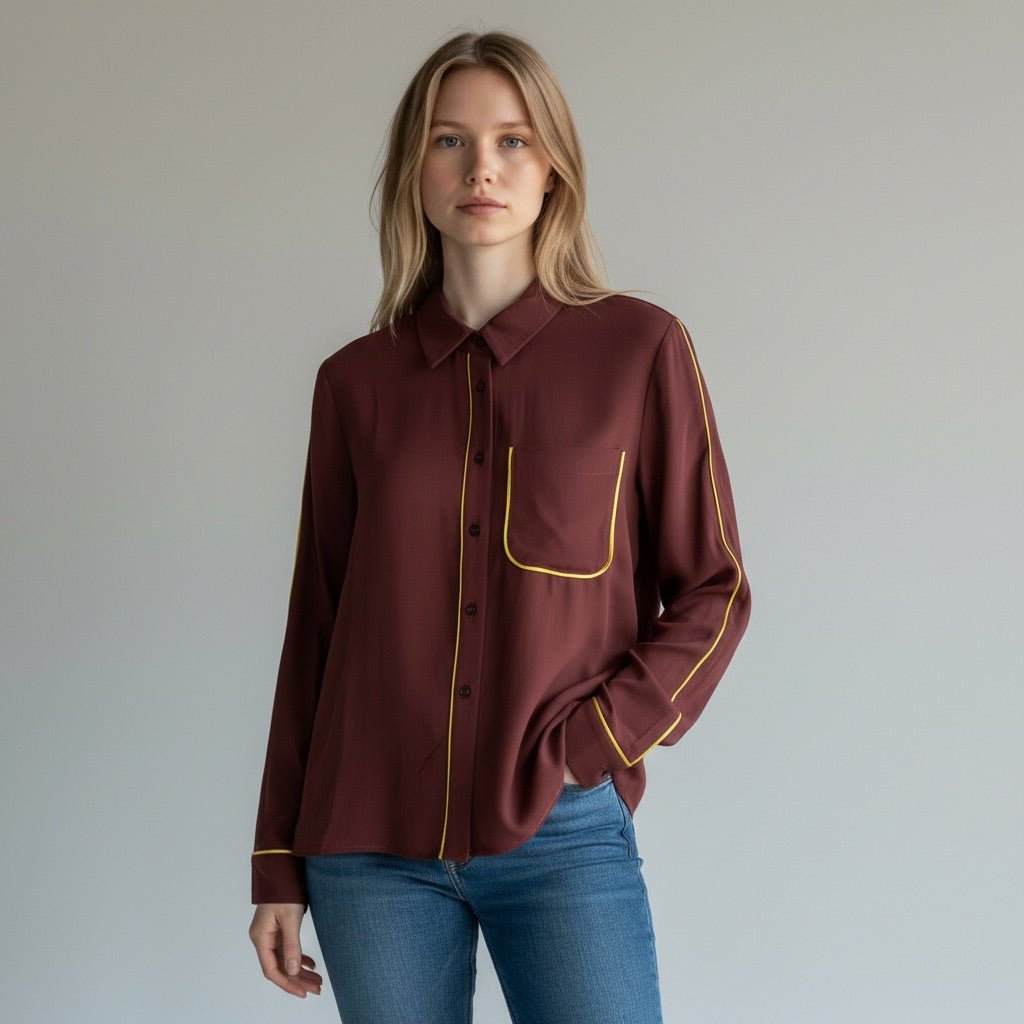 CAMICIA PROFILI SUSY MIX - XE BLU Abbigliamento Donna