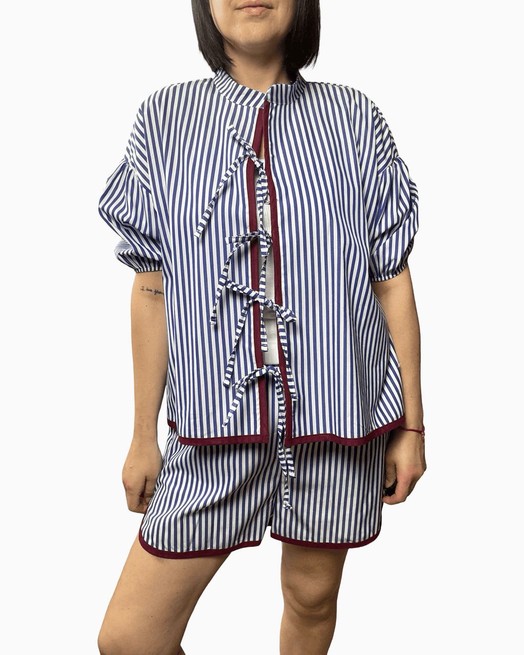 CAMICIA RIGA JAPAN MOTEL - XE BLU ABBIGLIAMENTO