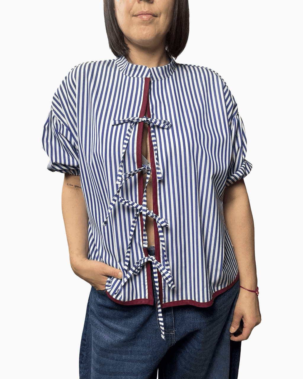 CAMICIA RIGA JAPAN MOTEL - XE BLU ABBIGLIAMENTO