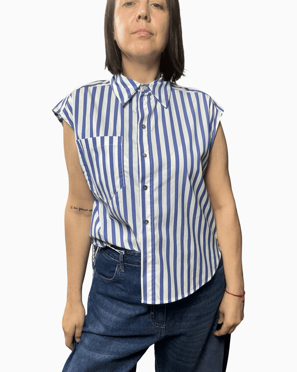 CAMICIA RIGA SPESSA ST TROPEZ MOTEL - XE BLU ABBIGLIAMENTO