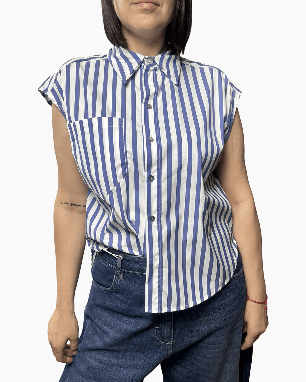 CAMICIA RIGA SPESSA ST TROPEZ MOTEL - XE BLU ABBIGLIAMENTO