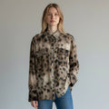 CAMICIA SFUMATA SUSY MIX - XE BLU Abbigliamento Donna