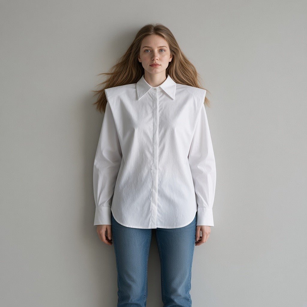 CAMICIA SPALLONE SUSY MIX - XE BLU Abbigliamento Donna