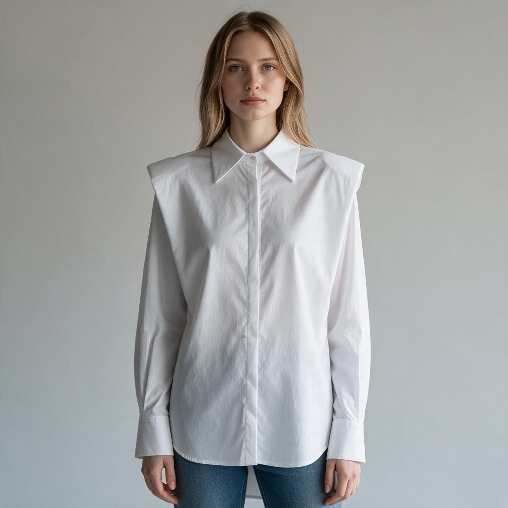 CAMICIA SPALLONE SUSY MIX - XE BLU Abbigliamento Donna