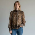 CAMICIA STAMPA BAMBI SUSY MIX - XE BLU Abbigliamento Donna