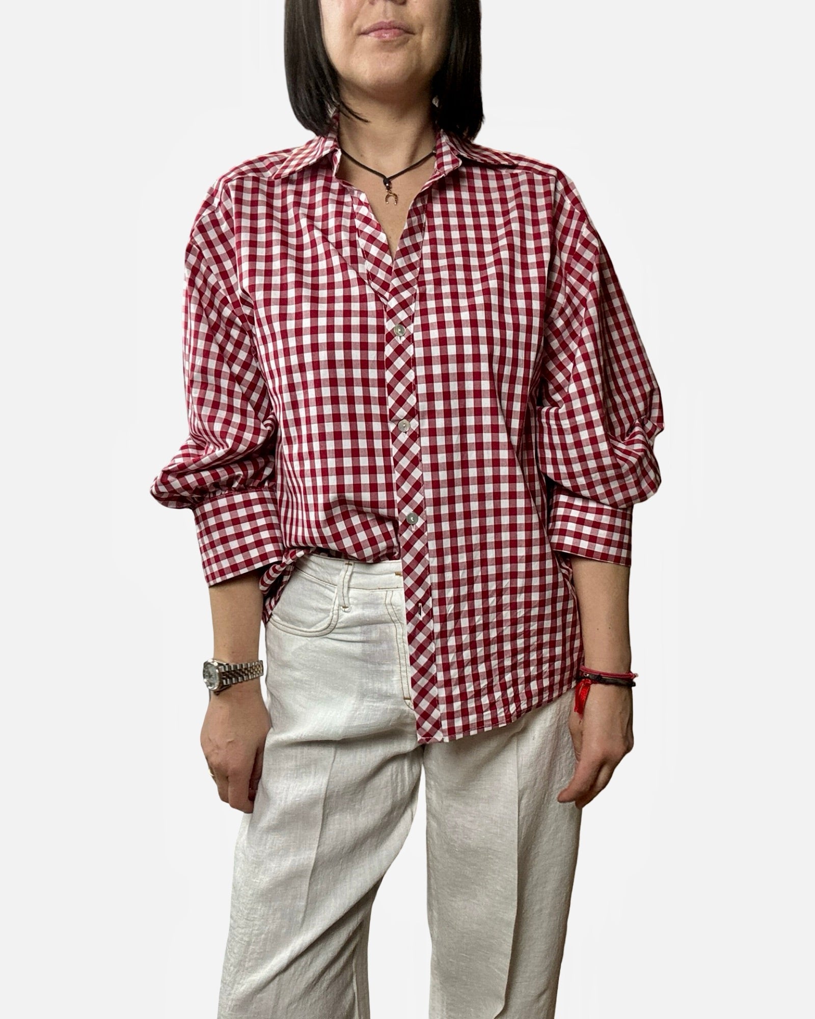 CAMICIA VICHY VICOLO - XE BLU ABBIGLIAMENTO