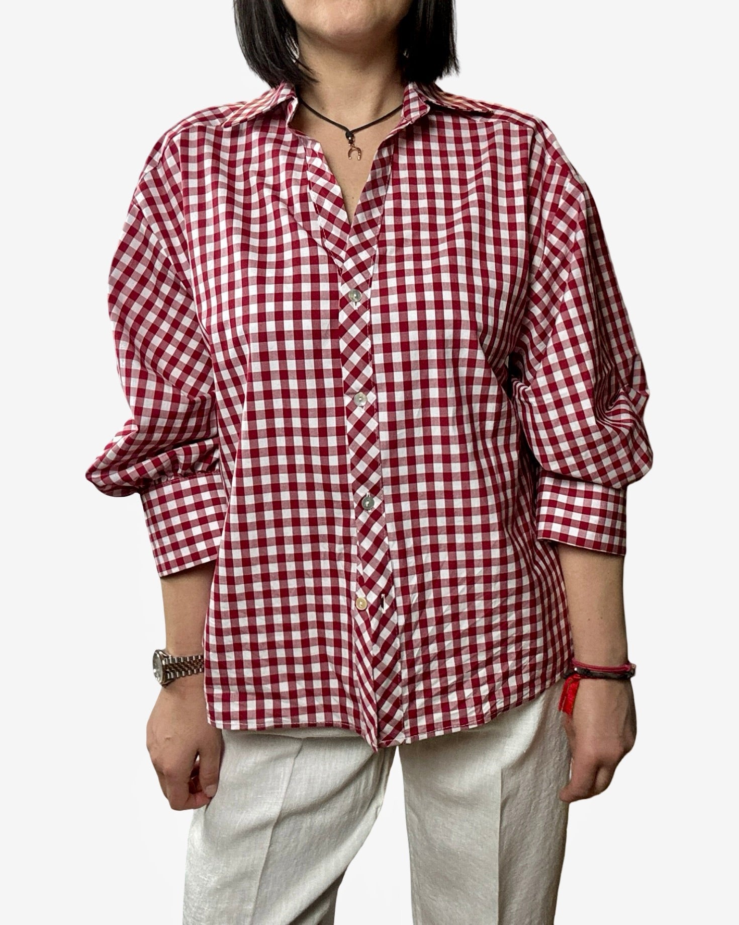 CAMICIA VICHY VICOLO - XE BLU ABBIGLIAMENTO