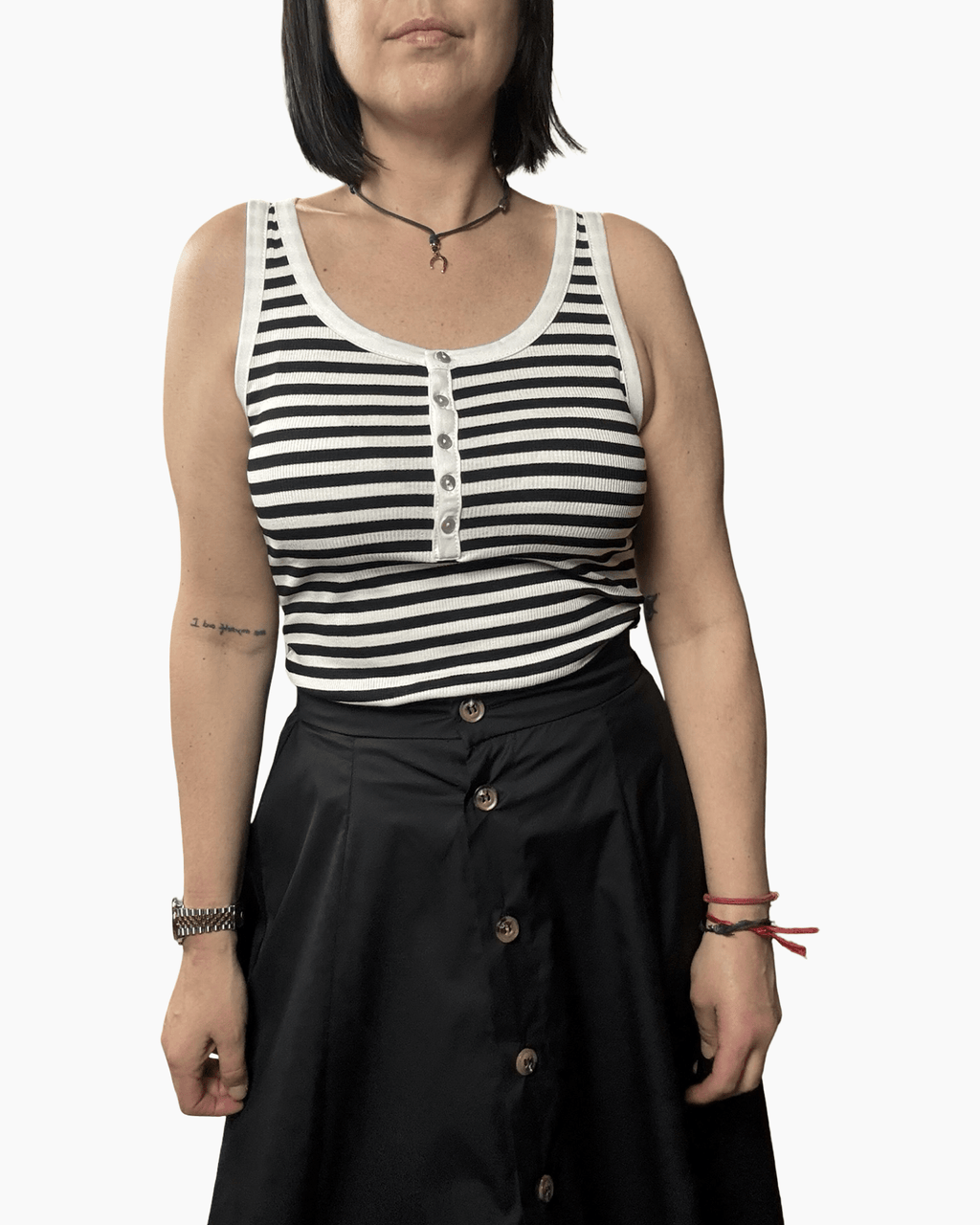 CANOTTA A RIGHE HAVEONE - XE BLU ABBIGLIAMENTO