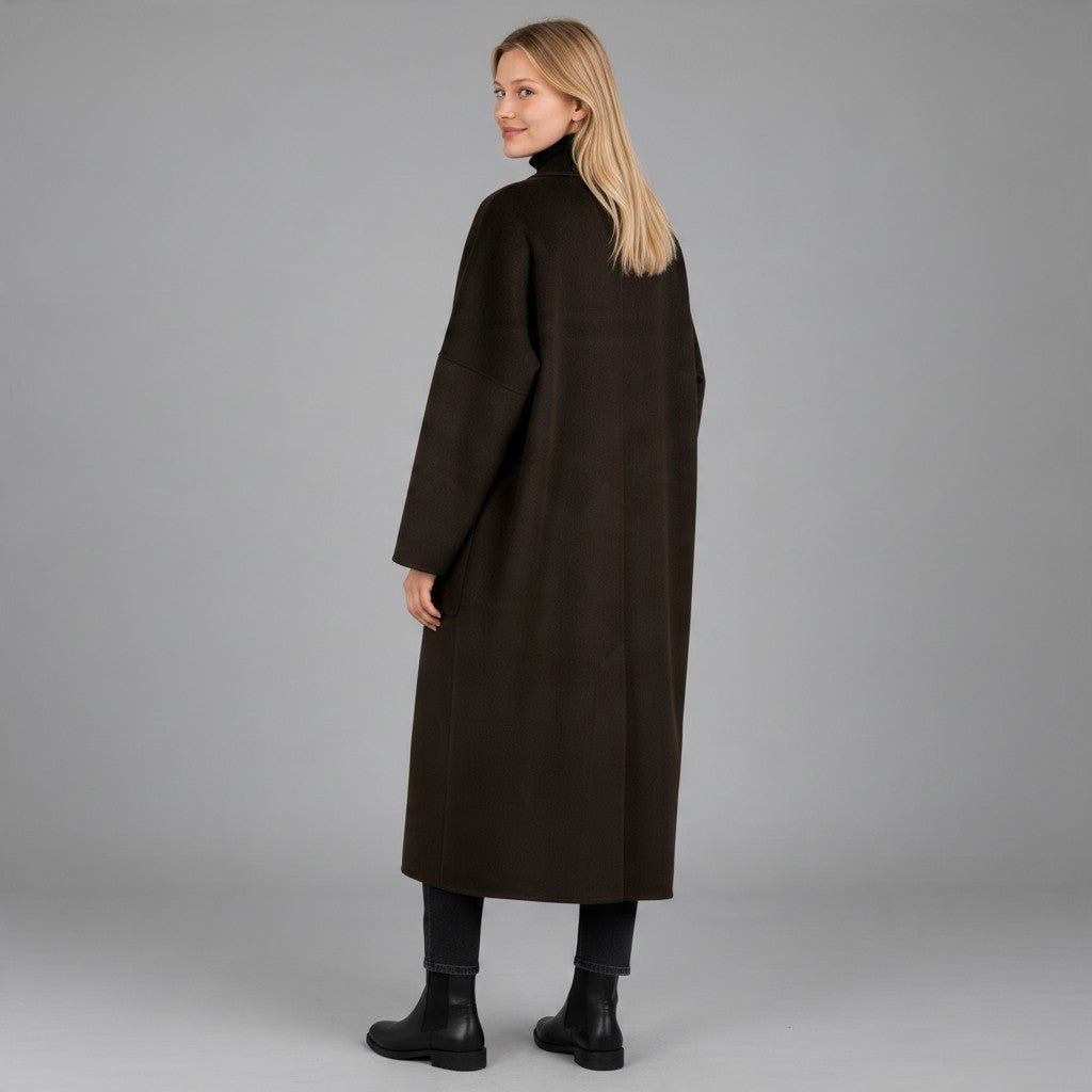 CAPPOTTO A DOPPIOPETTO LUNGO VICOLO - XE BLU Abbigliamento Donna