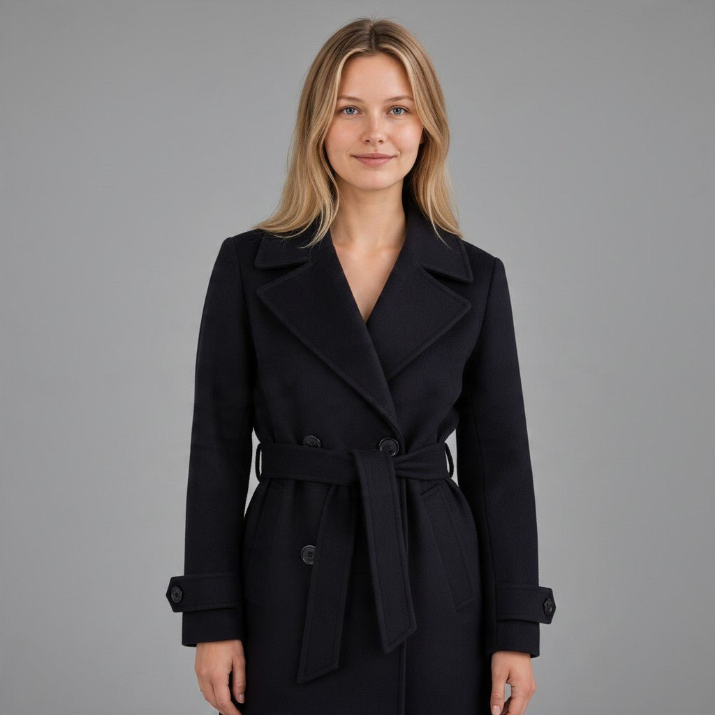 CAPPOTTO A OVETTO SUSY MIX - XE BLU Abbigliamento Donna