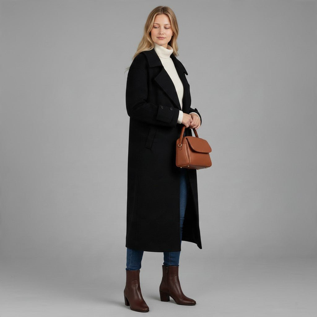 CAPPOTTO A OVETTO SUSY MIX - XE BLU Abbigliamento Donna