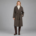 CAPPOTTO CON CINTURA SUSY MIX - XE BLU Abbigliamento Donna