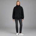 CAPPOTTO CORTO HAVEONE - XE BLU Abbigliamento Donna