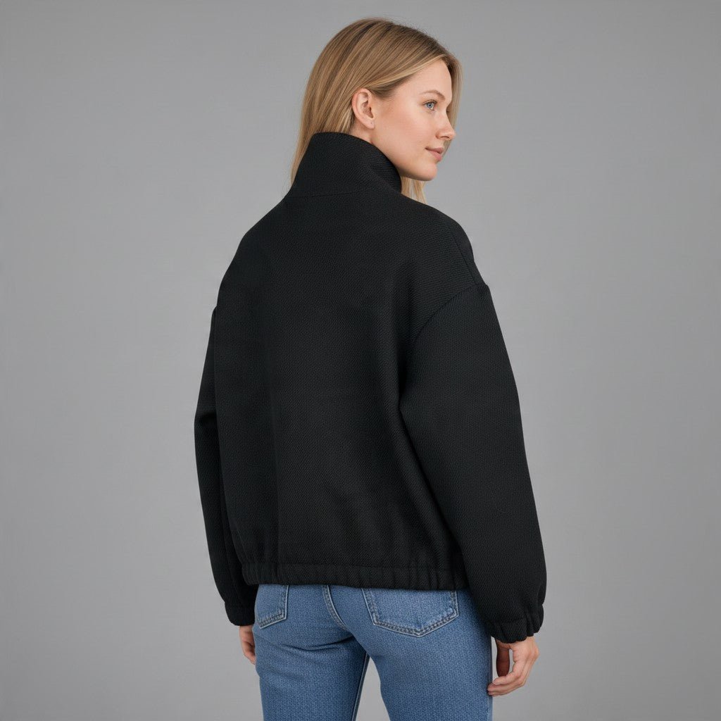 CAPPOTTO CORTO HAVEONE - XE BLU Abbigliamento Donna