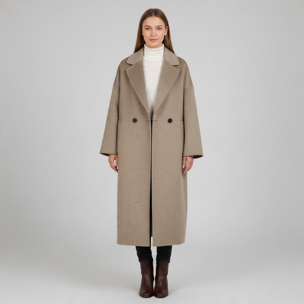 CAPPOTTO DOPPIOPETTO MIDI VICOLO - XE BLU Abbigliamento Donna