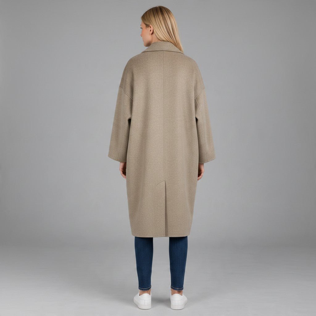 CAPPOTTO DOPPIOPETTO MIDI VICOLO - XE BLU Abbigliamento Donna