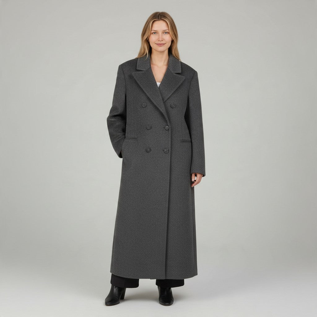CAPPOTTO LUNGO HAND-MADE HAVEONE - XE BLU Abbigliamento Donna