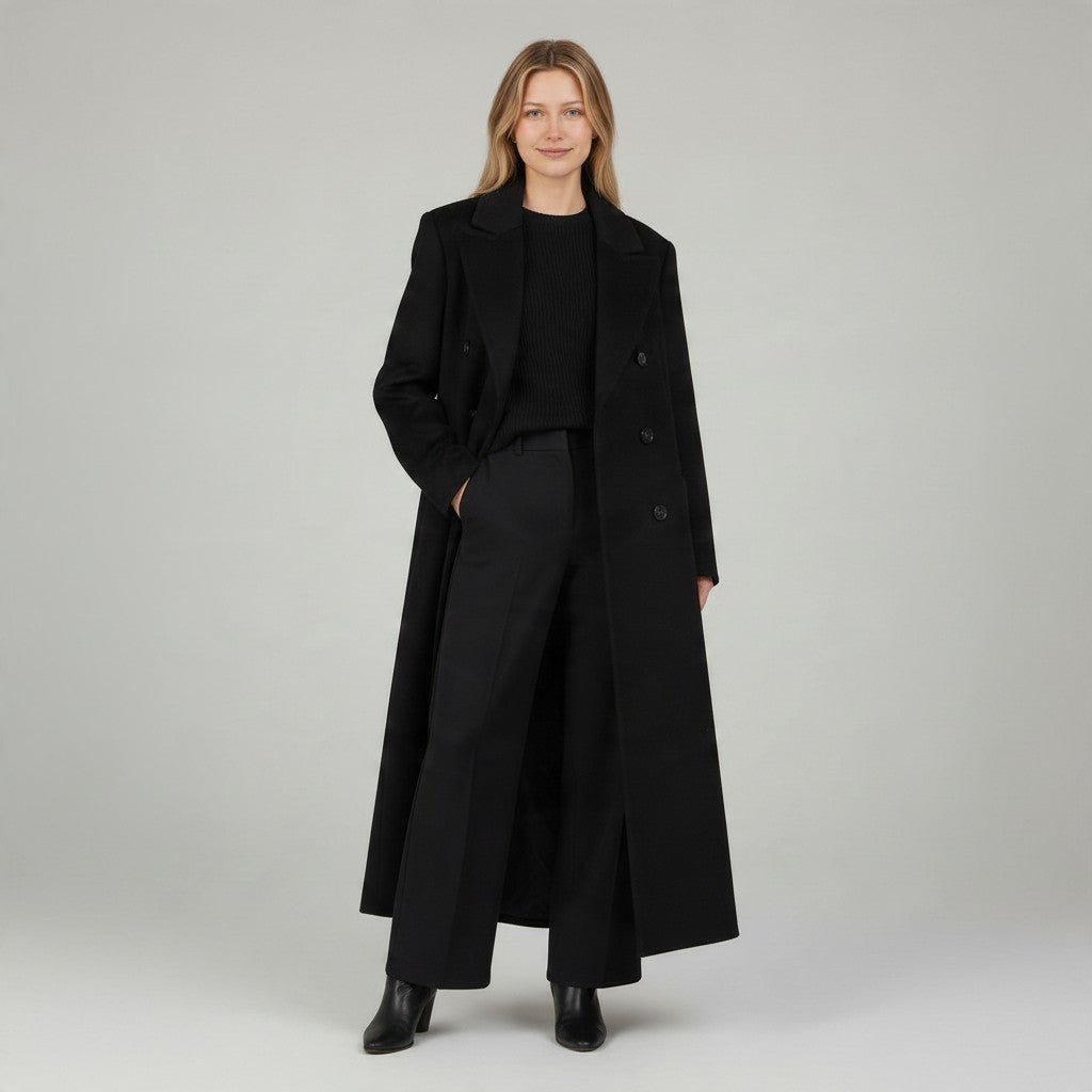 CAPPOTTO LUNGO HAND-MADE HAVEONE - XE BLU Abbigliamento Donna
