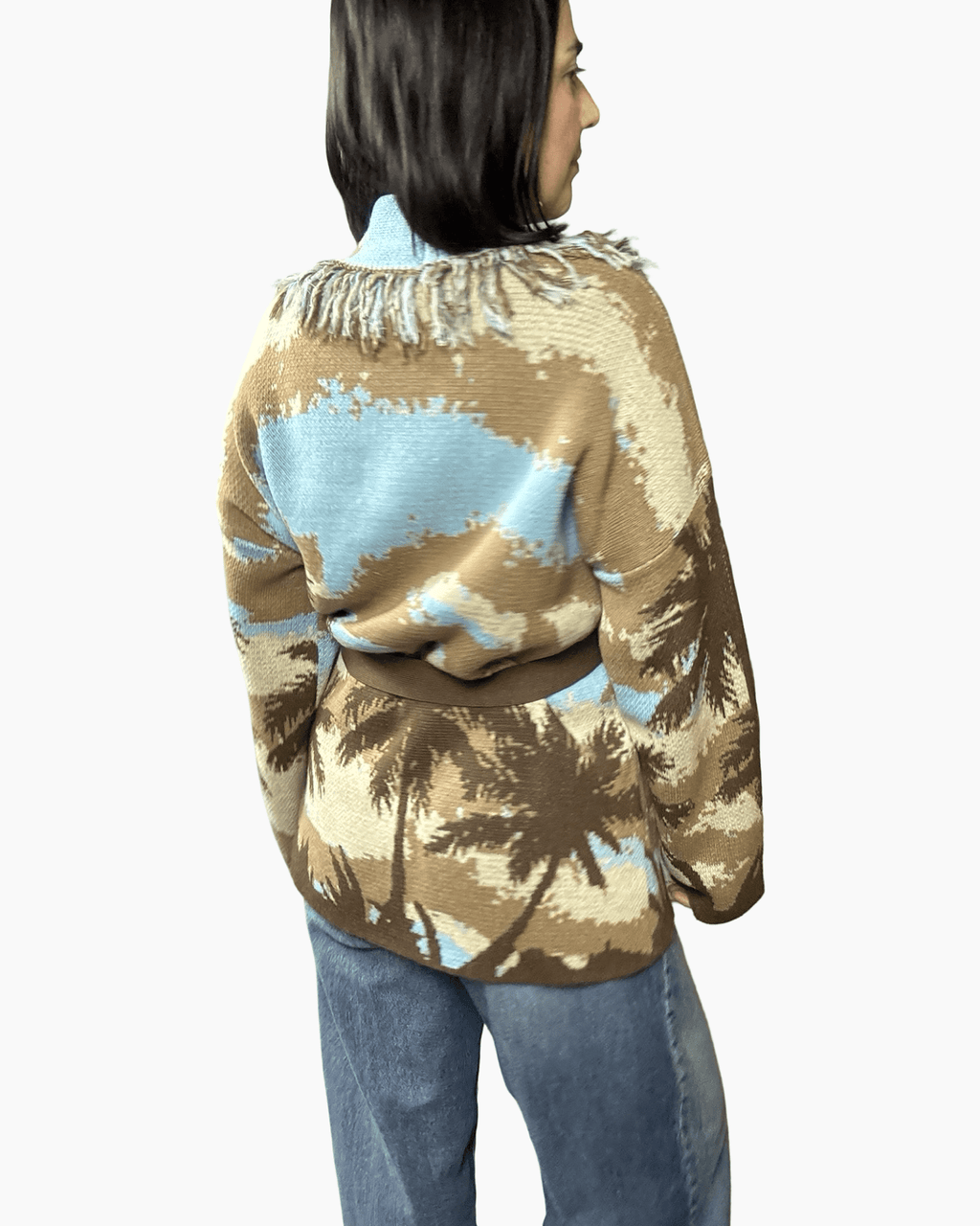 CARDIGAN A FANTASIA VICOLO - XE BLU ABBIGLIAMENTO