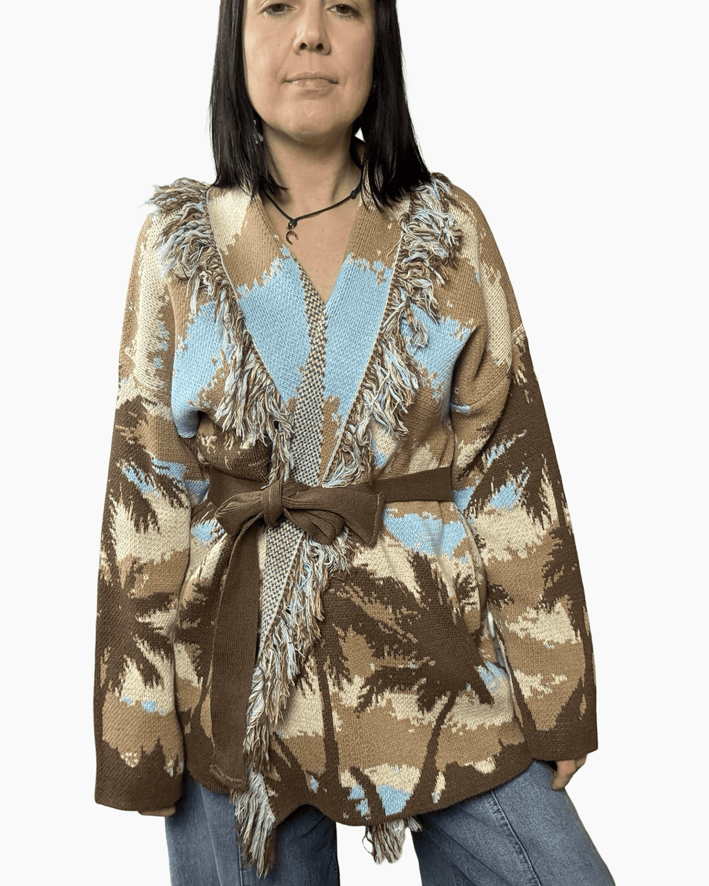CARDIGAN A FANTASIA VICOLO - XE BLU ABBIGLIAMENTO