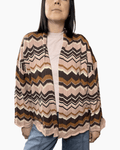 CARDIGAN ISPIRAZIONE MISSONI VICOLO - XE BLU ABBIGLIAMENTO
