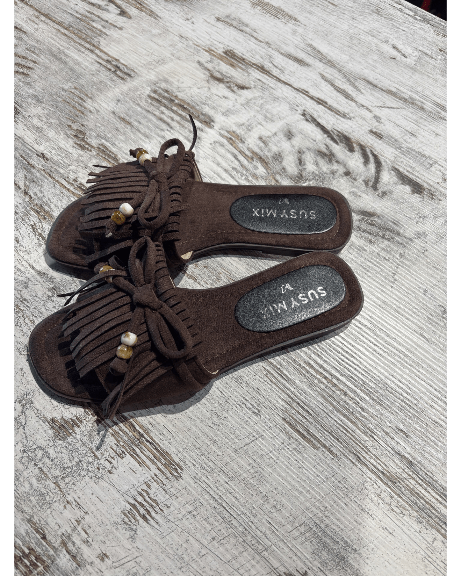 CIABATTA FRANGE SUSY MIX - XE BLU ABBIGLIAMENTO