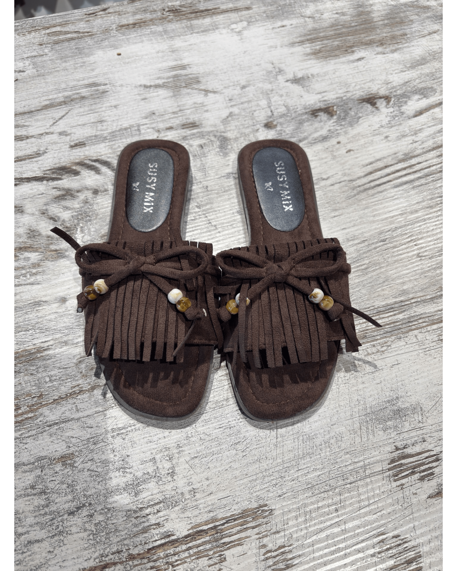 CIABATTA FRANGE SUSY MIX - XE BLU ABBIGLIAMENTO