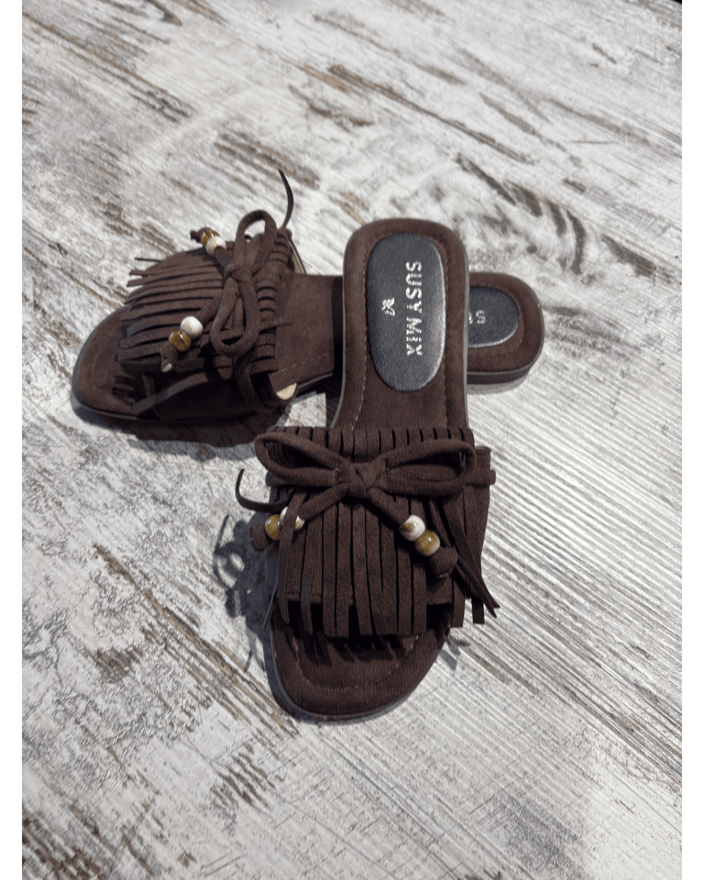 CIABATTA FRANGE SUSY MIX - XE BLU ABBIGLIAMENTO