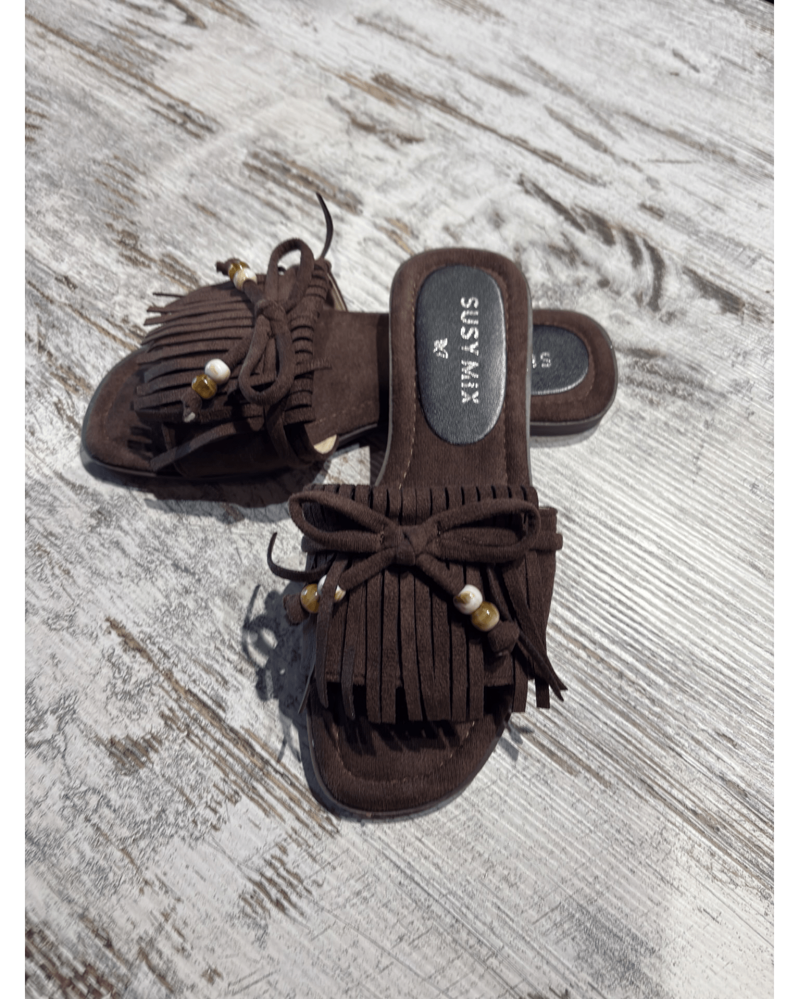 CIABATTA FRANGE SUSY MIX - XE BLU ABBIGLIAMENTO