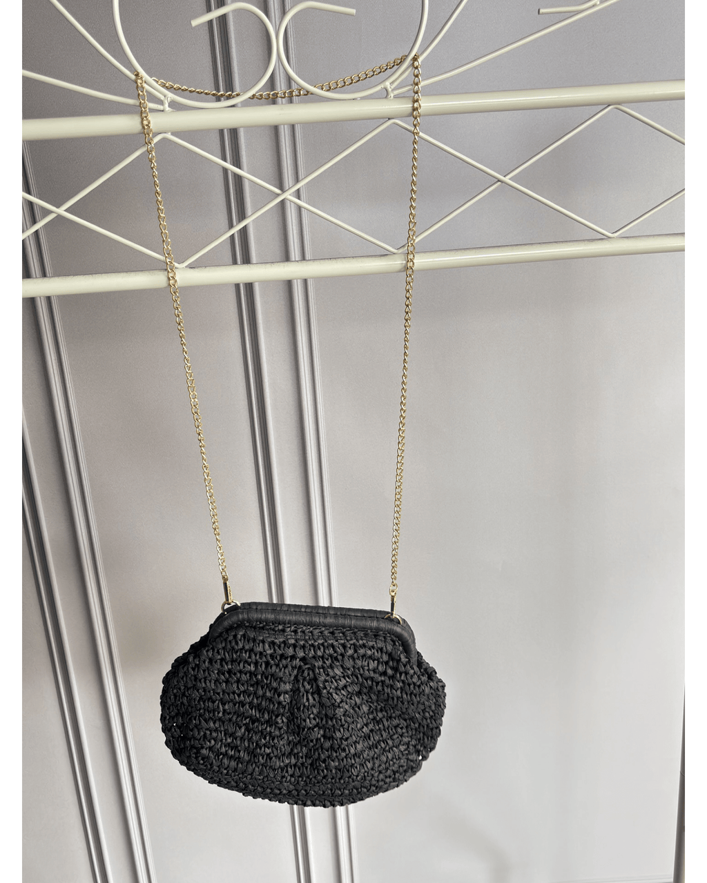 CLUTCH IN RAFFIA SUSY MIX - XE BLU ABBIGLIAMENTO