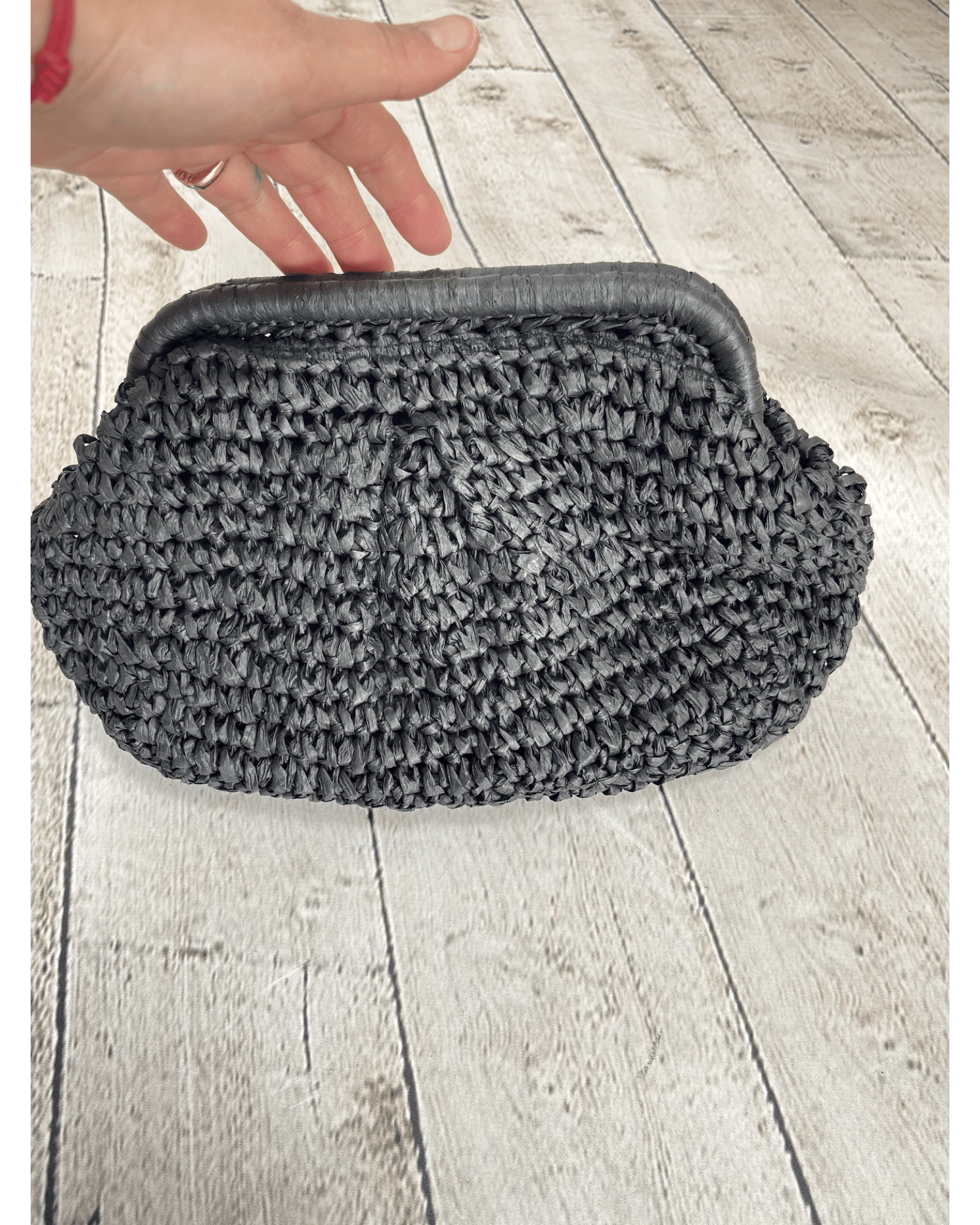 CLUTCH IN RAFFIA SUSY MIX - XE BLU ABBIGLIAMENTO