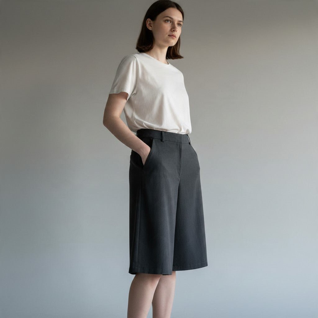 COMPLETO CON BERMUDA DIXIE - XE BLU Abbigliamento Donna