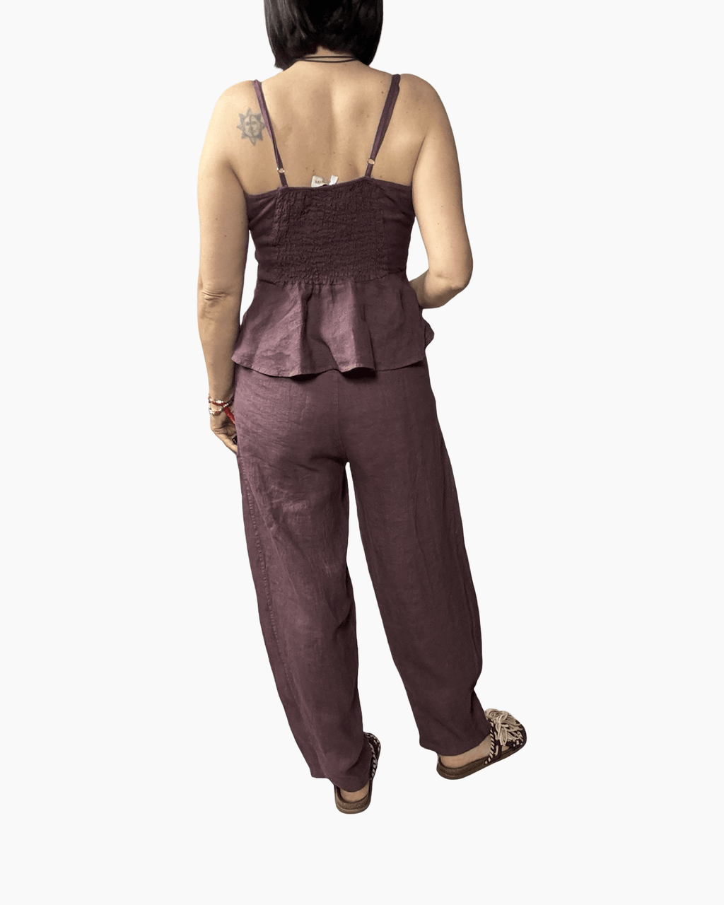 COMPLETO IN LINO SUSY MIX - XE BLU ABBIGLIAMENTO