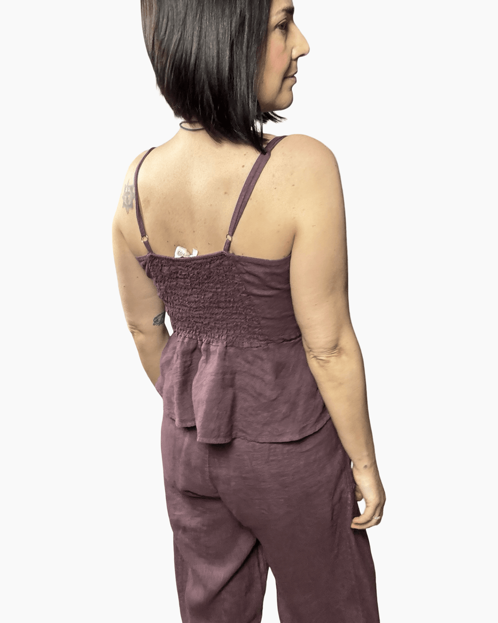COMPLETO IN LINO SUSY MIX - XE BLU ABBIGLIAMENTO