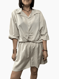COORDINATO A RIGHE SUSY MIX - XE BLU ABBIGLIAMENTO