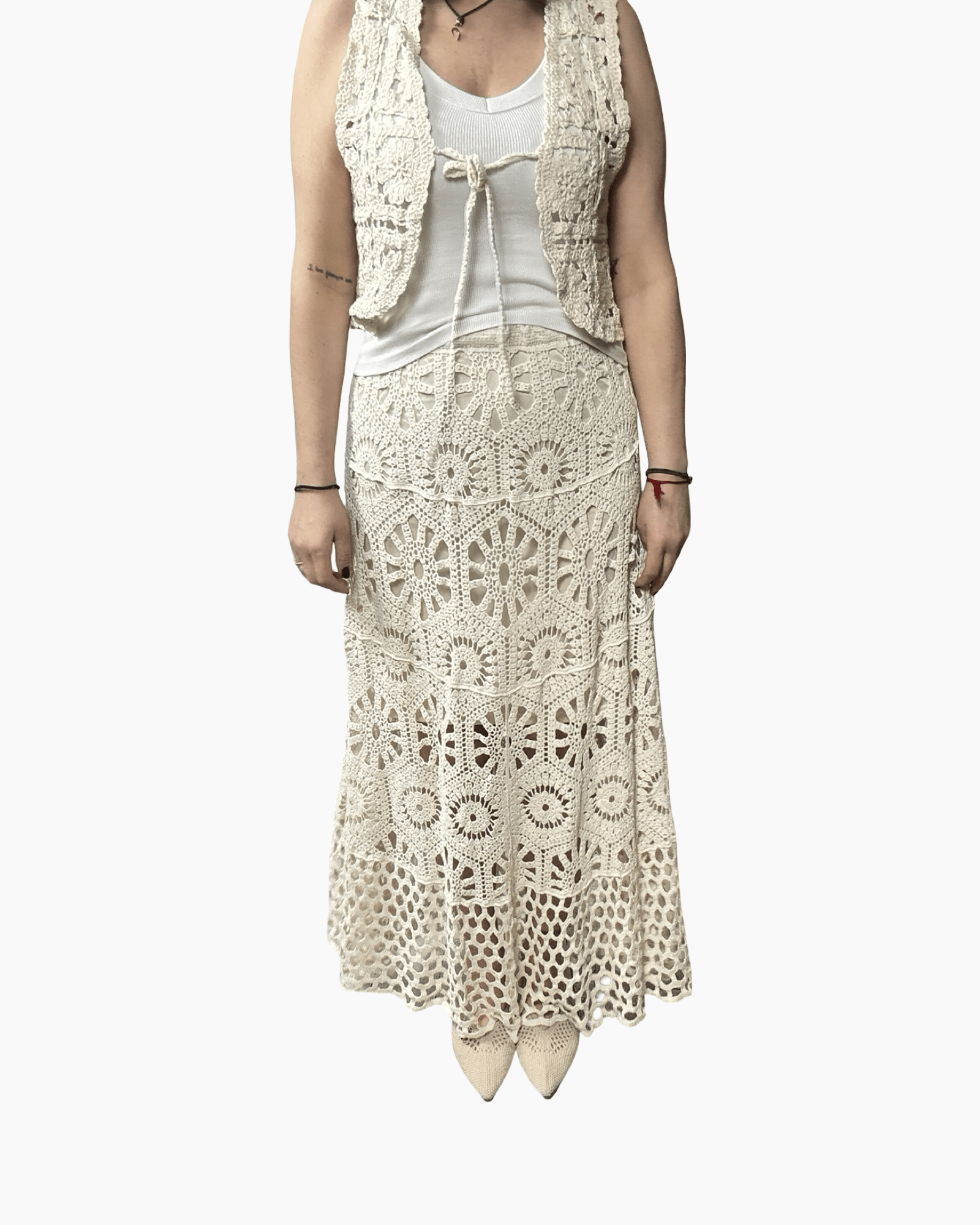 COORDINATO IN CROCHET HAVEONE - XE BLU ABBIGLIAMENTO