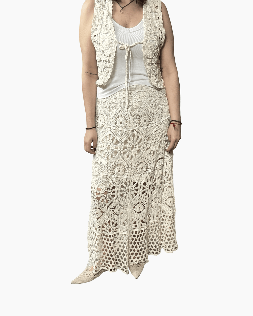 COORDINATO IN CROCHET HAVEONE - XE BLU ABBIGLIAMENTO
