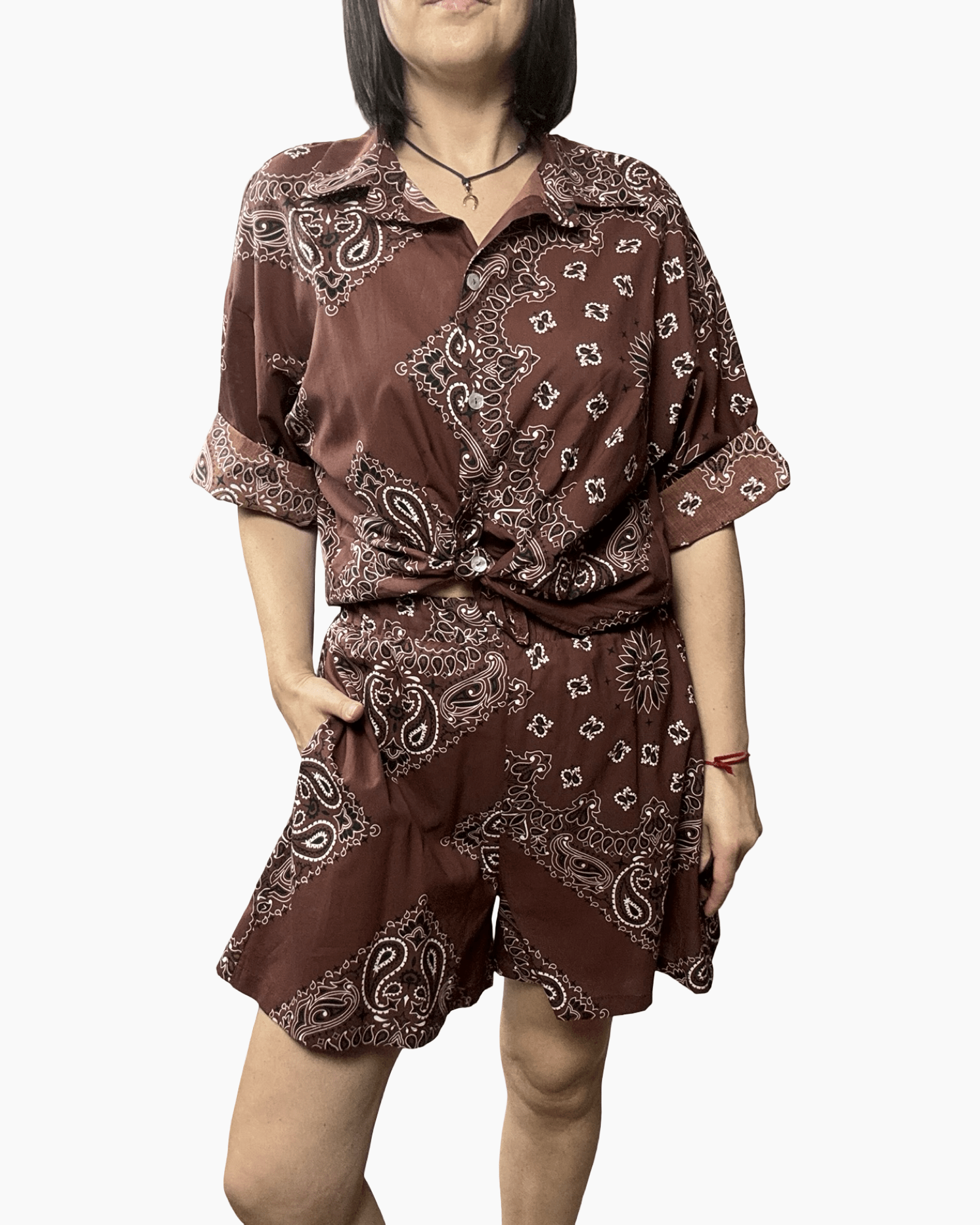 COORDINATO STAMPA BANDANA SUSY MIX - XE BLU ABBIGLIAMENTO