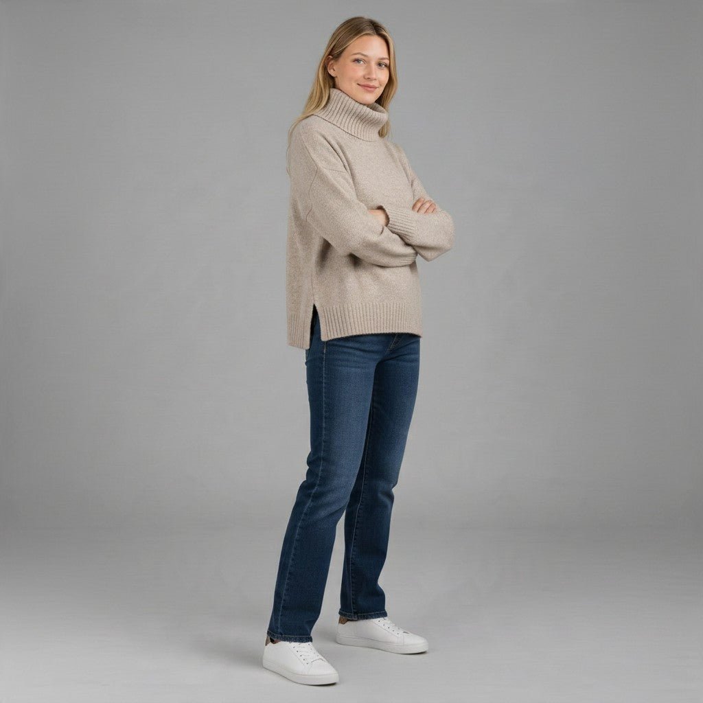 DOLCEVITA PURA LANA SUSY MIX - XE BLU Abbigliamento Donna
