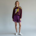 FELPA 1976 HAVEONE - XE BLU Abbigliamento Donna
