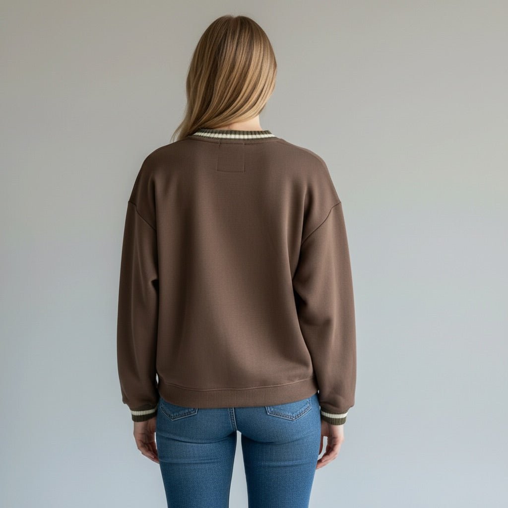FELPA BROOKLIN SUSY MIX - XE BLU Abbigliamento Donna