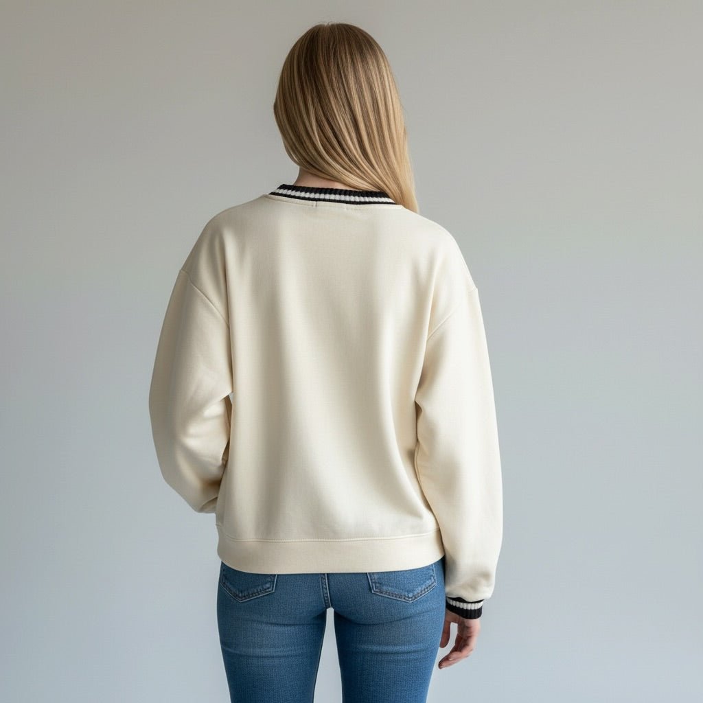 FELPA BROOKLIN SUSY MIX - XE BLU Abbigliamento Donna