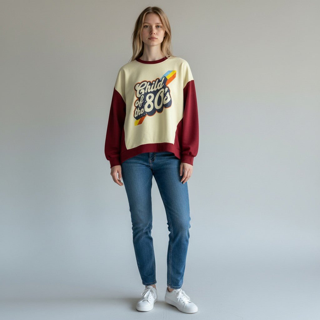 FELPA CHILD OF 80 HAVEONE - XE BLU Abbigliamento Donna