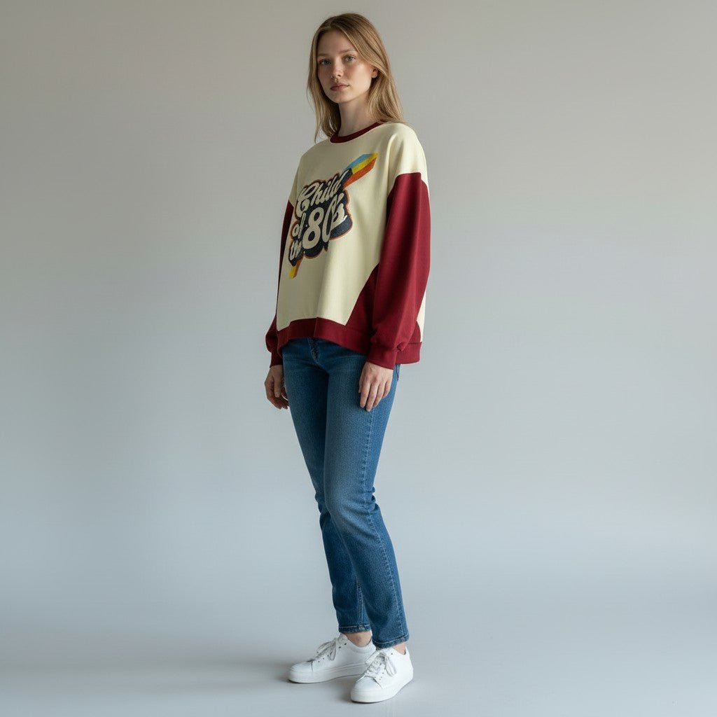 FELPA CHILD OF 80 HAVEONE - XE BLU Abbigliamento Donna