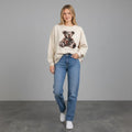 FELPA CON ORSO VICOLO - XE BLU Abbigliamento Donna