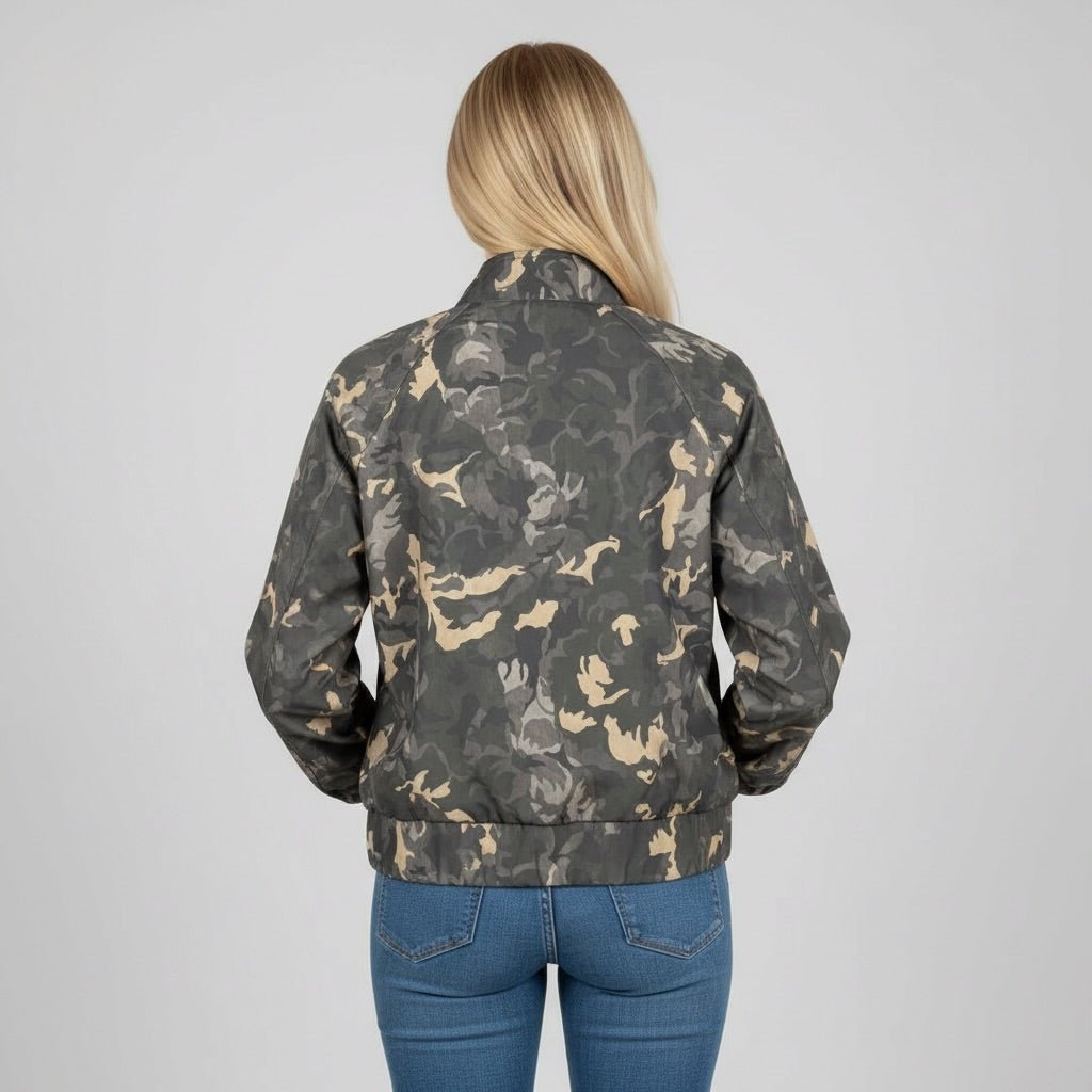FELPA MIMETICA CON BANDE SUSY MIX - XE BLU Abbigliamento Donna