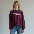 FELPA RETRO HAVEONE - XE BLU Abbigliamento Donna