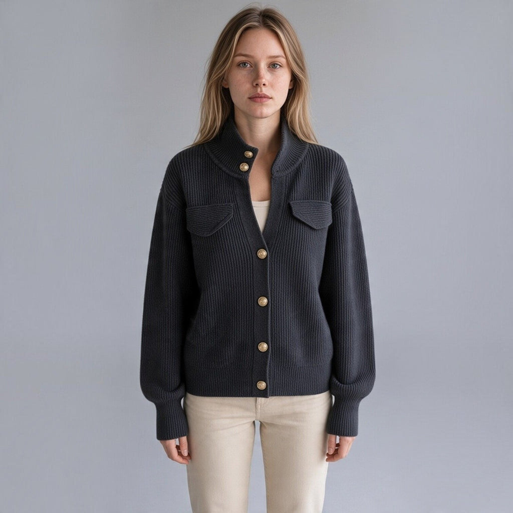 GIACCA BOTTONI SUSY MIX - XE BLU Abbigliamento Donna