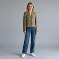 GIACCA CHECK MOTEL - XE BLU Abbigliamento Donna
