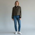 GIACCA CHECK VICOLO - XE BLU Abbigliamento Donna